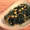 Oishiキッチン♡'s cooksnap of when they made ほうれん草とコーンのマヨカレー炒め.