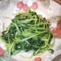 Raiｒeo's cooksnap of when they made 空心菜の胡麻和え.
