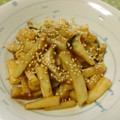 fromMay's cooksnap of when they made エリンギとちくわのオイスターソース炒め.