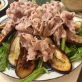 のらむーちょ's cooksnap of when they made 焼きナスと豚しゃぶの中華スタミナたれ.