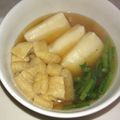 ミロ9607's cooksnap of when they made 簡単小松菜と油揚げの麺つゆお雑煮.