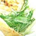 てぃちゃん0004's cooksnap of when they made 水菜✿油揚げのおろしポン酢醤油♡.