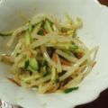 ramieru's cooksnap of when they made もやしと胡瓜のサラダ♪.