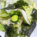 ナミ0202's cooksnap of when they made うますぎごめん！レタスの韓国風サラダ.