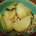 ramieru's cooksnap of when they made カブと豚肉の炒め煮.