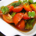 キャシーキャサリン's cooksnap of when they made 簡単☆オクラとトマトのぽん酢和え.