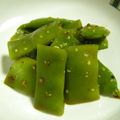 ecoねこ's cooksnap of when they made モロッコインゲンのマスタードしょう油和え.