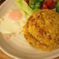 かなかな☆'s cooksnap of when they made とろ～りチーズ入り☆カレーピラフ.