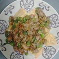 みーちーみ's cooksnap of when they made 厚揚げの挽肉オクラあんかけ.