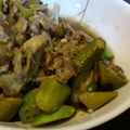 ｙｕuｋｏ's cooksnap of when they made 豚こまとオクラの炒め物.