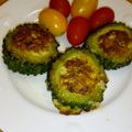 kiwimayu's cooksnap of when they made ゴーヤの肉詰め.