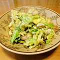 マッハママ's cooksnap of when they made キャベツと豚肉の卵炒め.