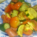 こけよ's cooksnap of when they made ズッキーニとトマトの夏野菜たっぷりサラダ.