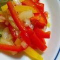 こくりゅー's cooksnap of when they made 新玉ねぎとパプリカのマリネ.