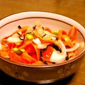 桃色蒲公英's cooksnap of when they made 人参と新玉葱の塩昆布すし酢和え.