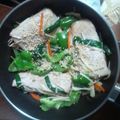 みずたまあきこ's cooksnap of when they made 鮪のアラのステーキ☆野菜炒め添え.