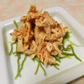 快くん's cooksnap of when they made ピーマンササミde豆板醤サラダ.