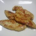 まぁみよ's cooksnap of when they made 濃い！鶏ささみ焼肉のタレ焼き(´Д` ).
