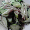 midorun's cooksnap of when they made ♪きゅうりと茗荷のごま油浅漬け♪.