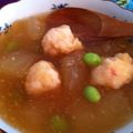 tomchiro's cooksnap of when they made 冬瓜と海老団子のスープ.