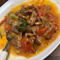 かし。's cooksnap of when they made 簡単！豚こま☆イタリアントマト.