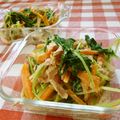 夏の記念日's cooksnap of when they made 水菜とﾂﾅのわさびﾏﾖ和え☆.