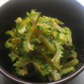 satomen's cooksnap of when they made ゴーヤと塩昆布の和え物.