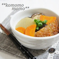 komomoもも's cooksnap of when they made 野菜とさつまあげの煮物.