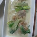 ひな73's cooksnap of when they made ◆チンゲン菜とチキンのクリーム煮◆.