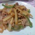 しまこ１０'s cooksnap of when they made 常備野菜で☆チンジャオロースー風.