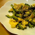 kaori803's cooksnap of when they made ＊簡単＊ゴーヤと卵のふんわり炒め＊.