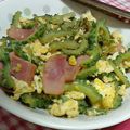 say26's cooksnap of when they made 簡単！ゴーヤとベーコンの卵焼き.