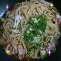 ダックスまろ's cooksnap of when they made 茄子とベーコンのトマトスパゲティ!.