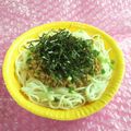 みなみんくっきんぐ's cooksnap of when they made わさび納豆うどん.