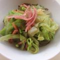 てとぎつね's cooksnap of when they made ヘルシー！キャベツのおひたし紅生姜風味！.