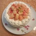 ☆蜂子☆'s cooksnap of when they made 桃のケーキ.