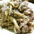 たくのスプーン's cooksnap of when they made 牛肉とシメジのしぐれ煮.
