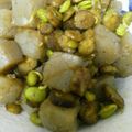 ぽかわごす食堂's cooksnap of when they made こんにゃくと枝豆のガーリックバタぽん♪.