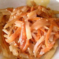 とれいら's cooksnap of when they made 大根人参皮と芋のオイマヨ焼肉のタレ炒め.