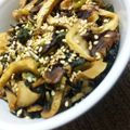 まーこ1210's cooksnap of when they made 大根葉と干し椎茸の炒め煮.