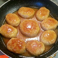 むらじん's cooksnap of when they made 大絶賛☆鶏ﾊﾞｰｸﾞの味噌だれ.
