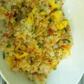 non211's cooksnap of when they made ランチに＊鮭フレークのチャーハン＊.