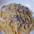 kaoxkao's cooksnap of when they made 簡単なのに美味しい！濃厚カルボナーラ.