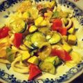 ぴおき's cooksnap of when they made ひんやり～アボカドトマトきゅうりのうどん.