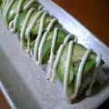 ﾎﾟｽﾄﾏﾝ's cooksnap of when they made 激ウマ♥アボカドのクリーミーロール.