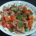 そうこう☆'s cooksnap of when they made 豚バラとピーマン＆トマト炒め.
