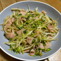 柴犬のお顔☆'s cooksnap of when they made 超簡単お弁当おかず！ハムもやしのマヨ炒め.