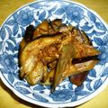 Jock's cooksnap of when they made なすのしょうが焼き.