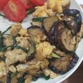 ともいくろ's cooksnap of when they made 茄子とニラの炒めもの.