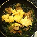 sosukemami's cooksnap of when they made 簡単!豚バラと卵とホウレン草炒め.